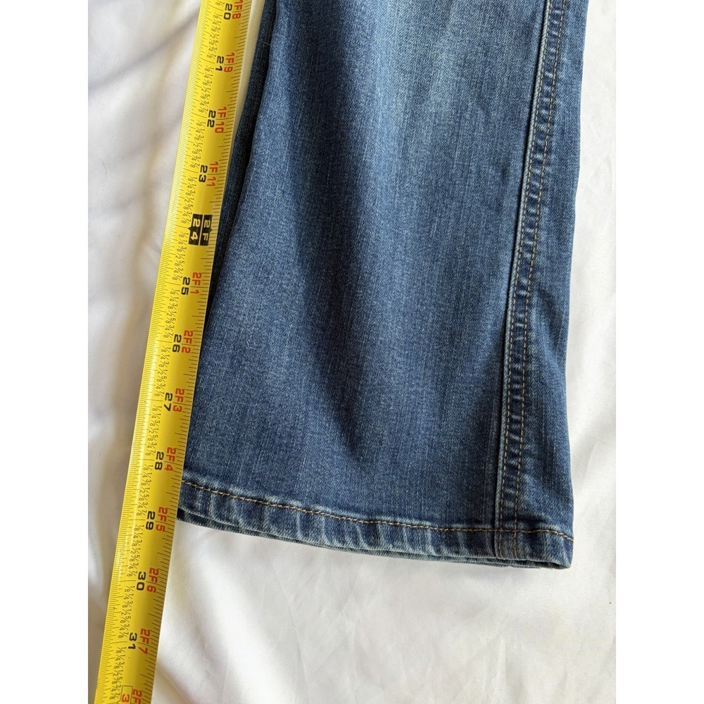 Carhartt Slim Fit Boot Cut Women's Size 4 Short Denim Jeans - Picture 5 of 7